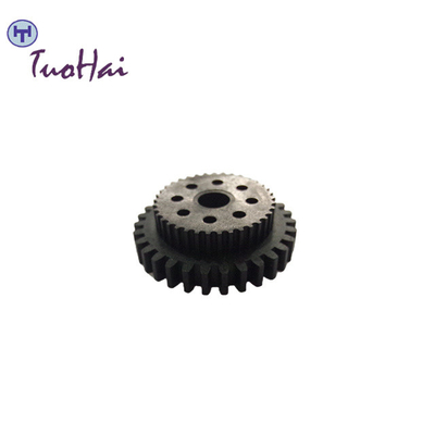 A001512 ATM যন্ত্রাংশ NMD প্লাস্টিক কালো ডাবল গিয়ার NQ200 এ ব্যবহৃত